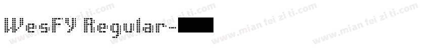 WesFY Regular字体转换